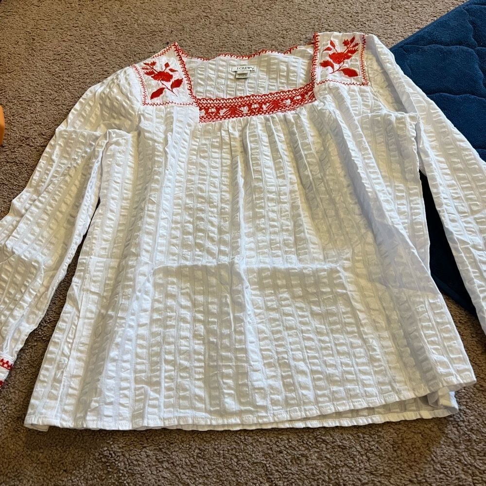 J crew small blouse - Picture 2 of 8